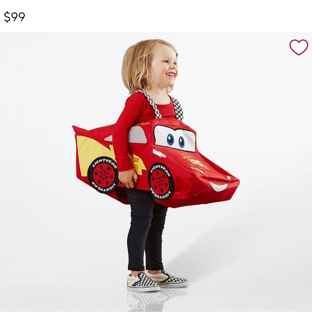 EUC ✨ Pottery Barn Kids 🏎️ Lightening McQueen Costume 3T